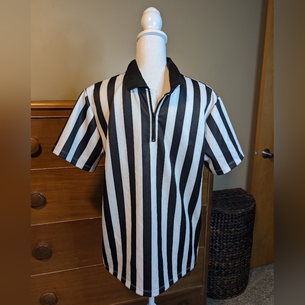 Referee costume Beetlejuice shirt by SPIRIT Size M - Picture 2 of 11